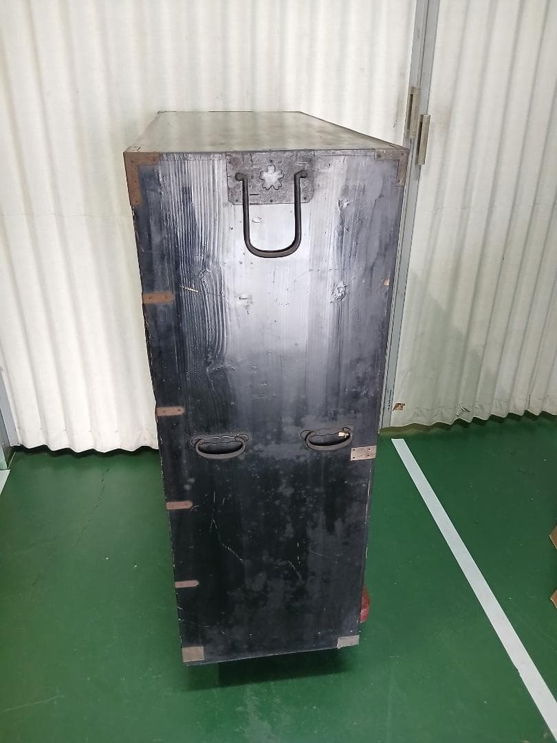 和箪笥 引き出し レトロ アンティーク 古家具 黒色