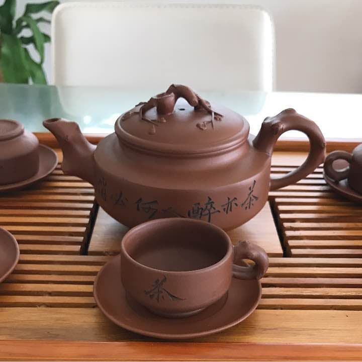 宜興紫砂壺  六客セット