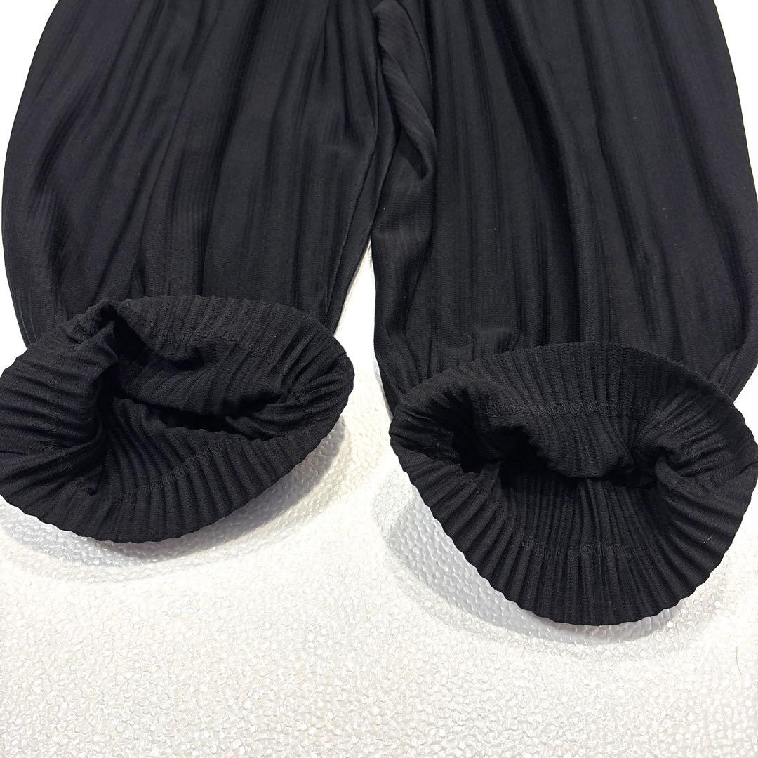 【サイズL】オムプリッセ　イッセイミヤケ　定番　プリーツ バルーンパンツ