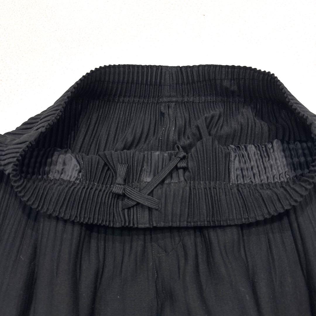 【サイズL】オムプリッセ　イッセイミヤケ　定番　プリーツ バルーンパンツ