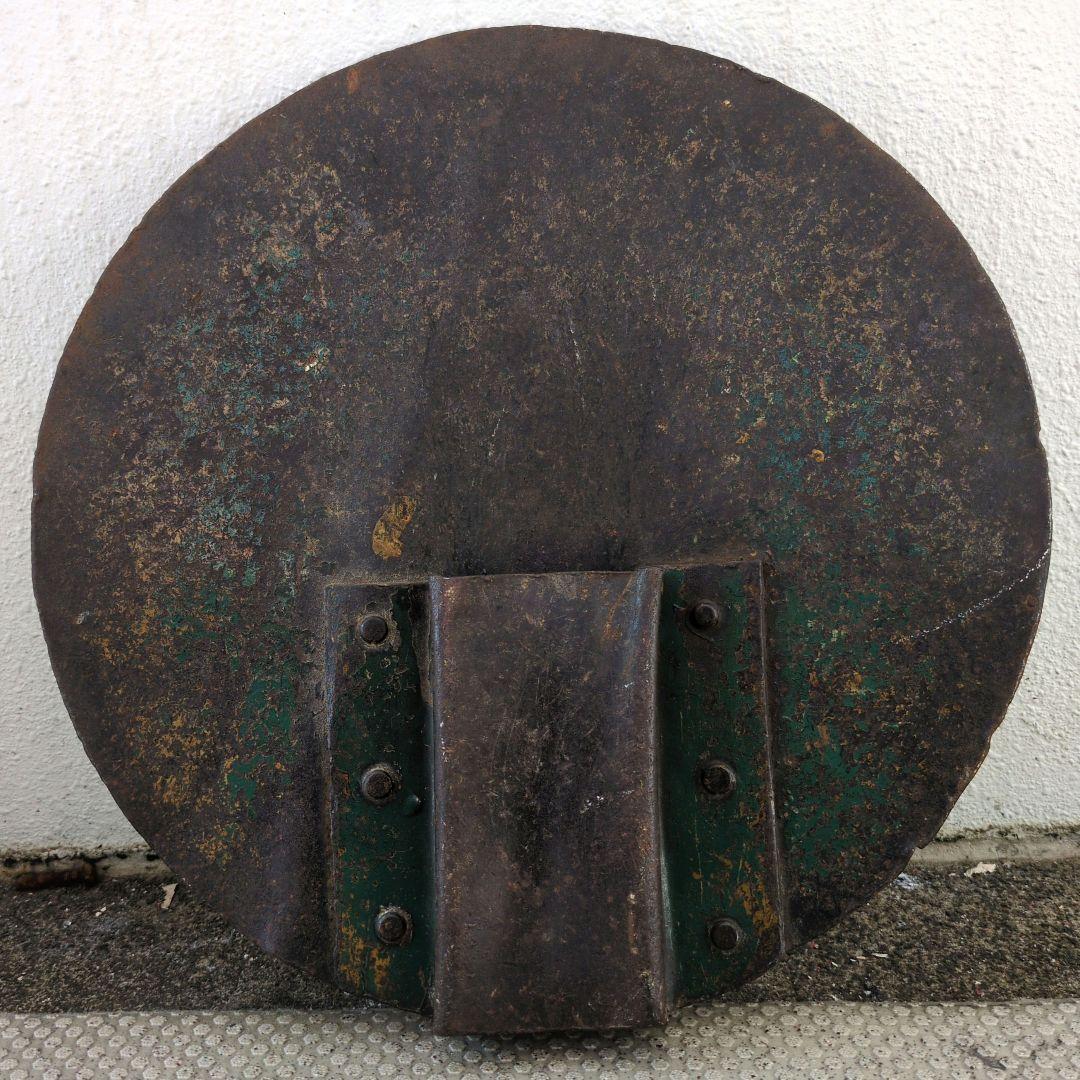 鉄道関連グッズ：鉄道プレート 鉄道反射板 リフレクター(当時物)