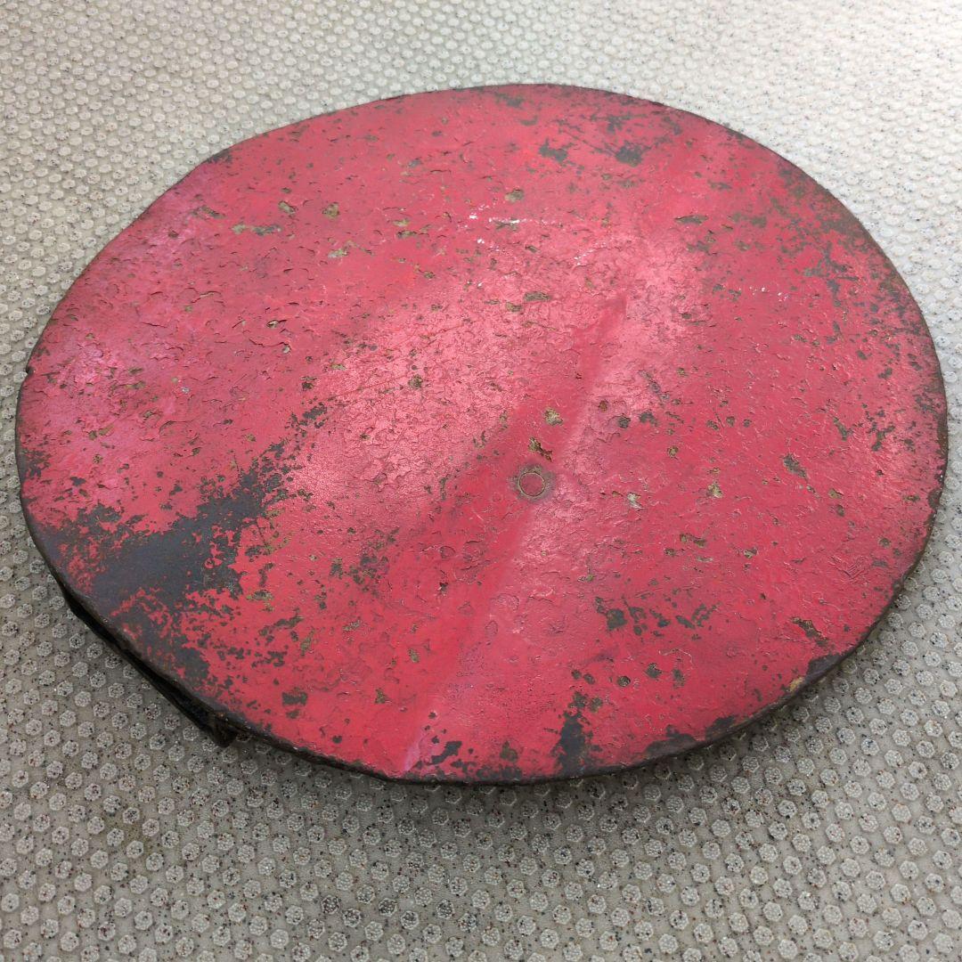 鉄道関連グッズ：鉄道プレート 鉄道反射板 リフレクター(当時物)