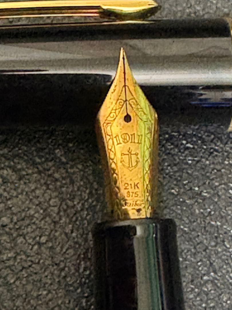 セーラー ファウンデッド 1911　ペン先21K 3本セット　ジャンク