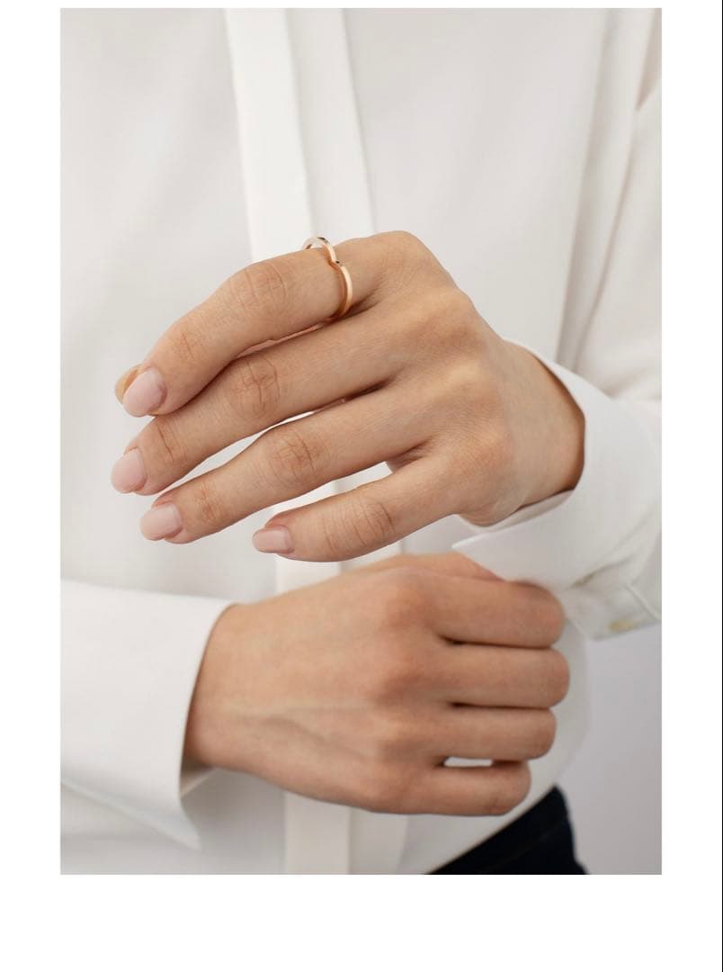 REPOSSI レポシ Antifer ハートリング 18K PG 53号