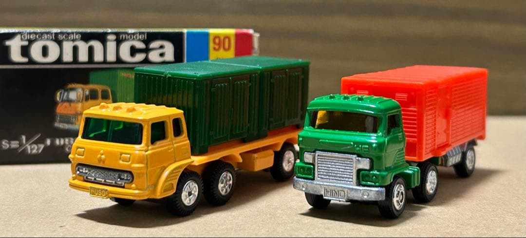 日本製 トミカ コンテナトレーラー 2台セット