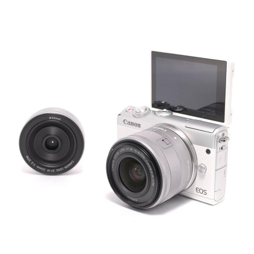 ❤即購入1000円OFF❤美品 Canon EOS M100 ダブルズームキット