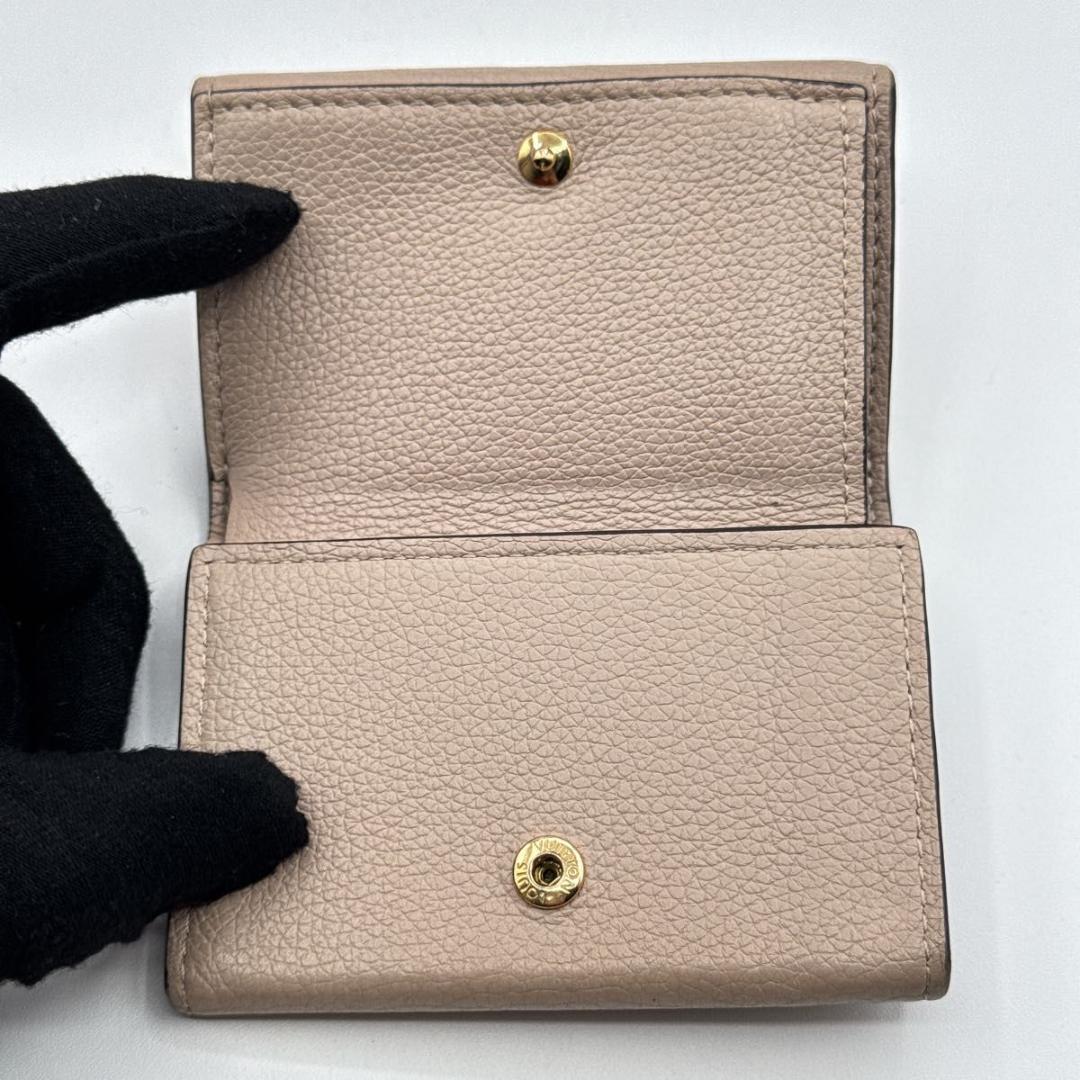 ルイヴィトン ポルトフォイユ・ロックミニ 三つ折り財布 ICチップ搭載 ベージュ