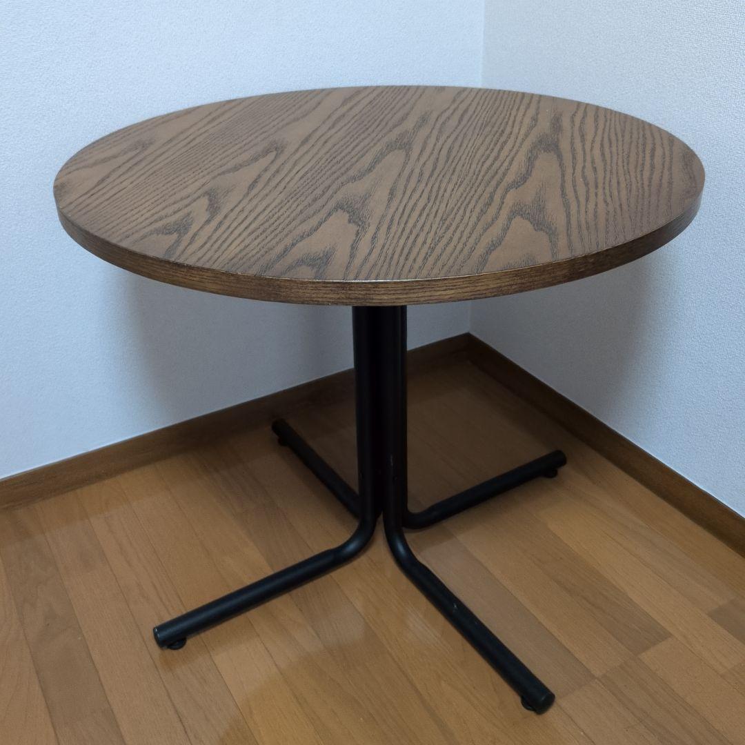 ダリオ カフェテーブル 円形木製 ダイニングテーブル