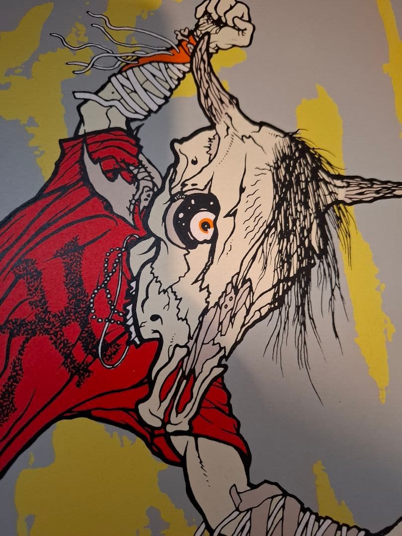 パスヘッド ポスター 敢然 シルクスクリーン　222枚限定 Pushead