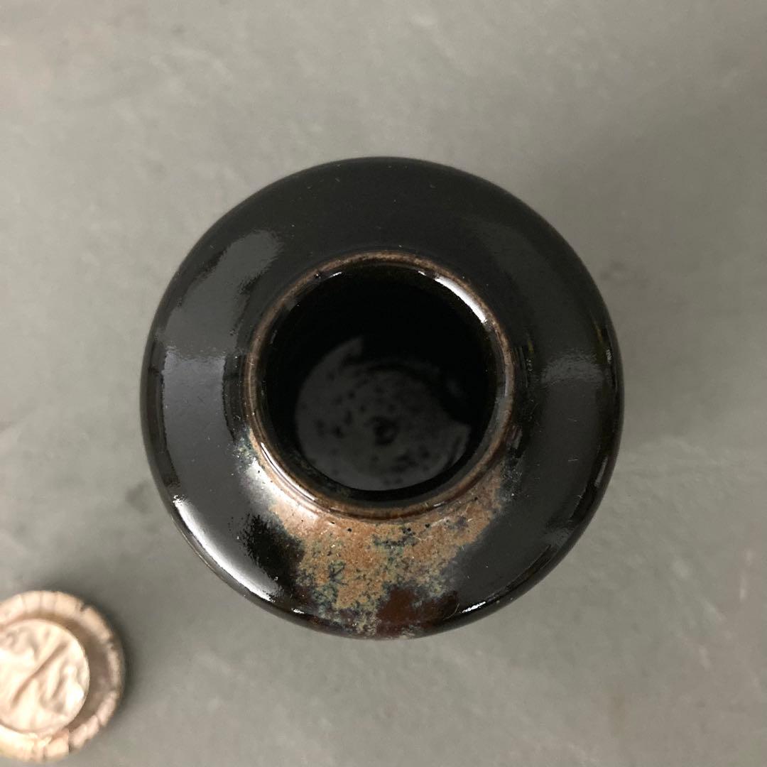 茶道具 肩衝茶入 茶入 仕覆グリーン