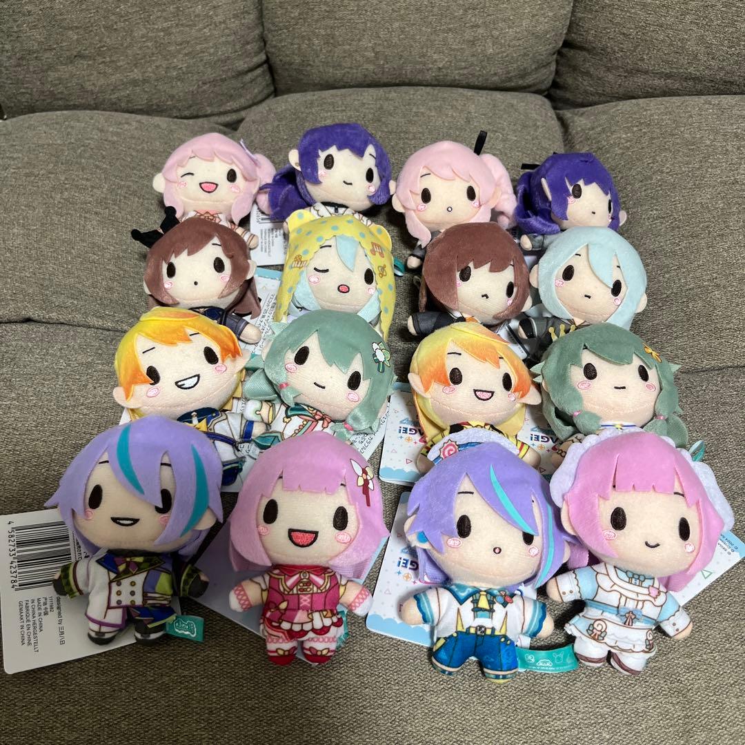 プロセカ×サンリオキャラクターズ ふわぷちマスコット 16種セット