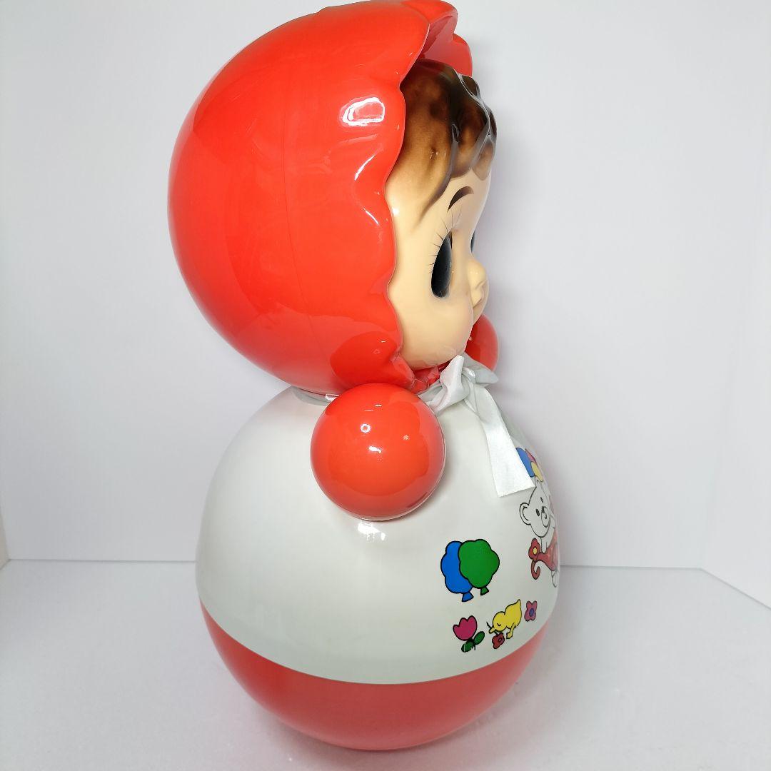 当時物 ローヤル  おきあがり ポロンちゃん こぐまとフーセン 赤