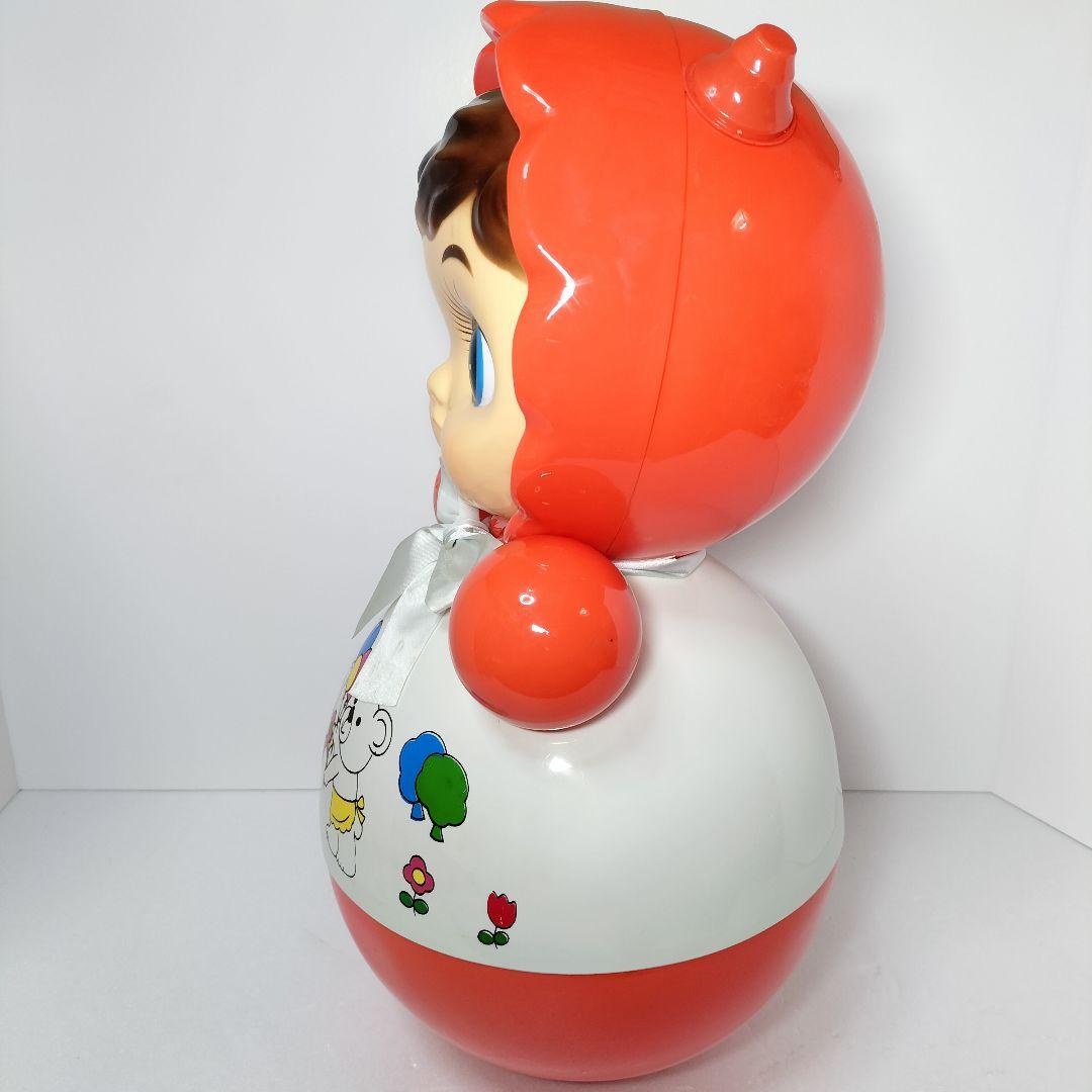 当時物 ローヤル  おきあがり ポロンちゃん こぐまとフーセン 赤