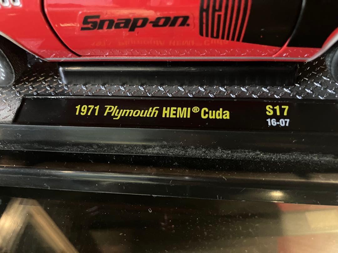 Snap-on 1971 Plymouth HEMI Cuda 1:24スケール