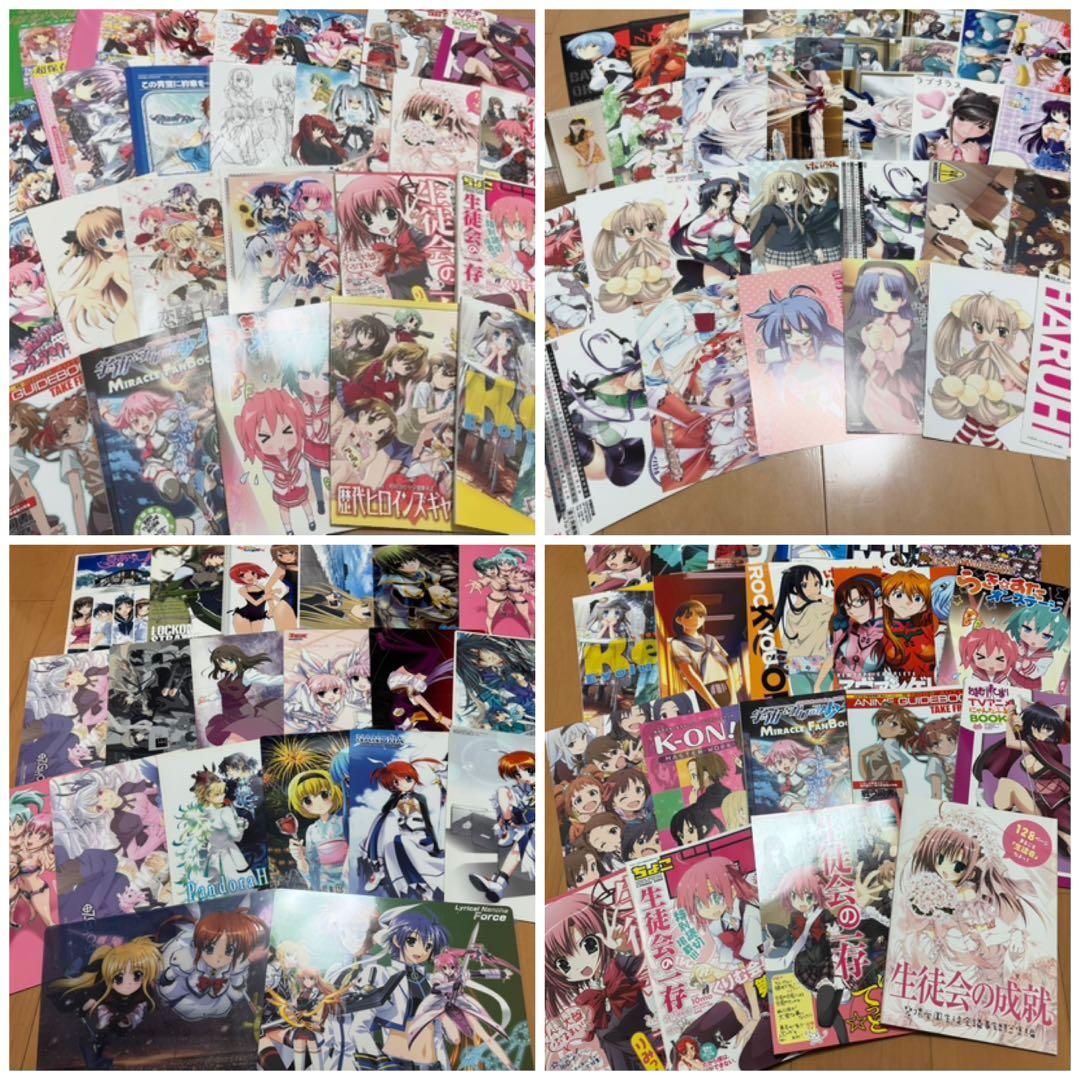 アニメグッズ　大量　まとめ売り　ポスター　下敷き　ピンナップ