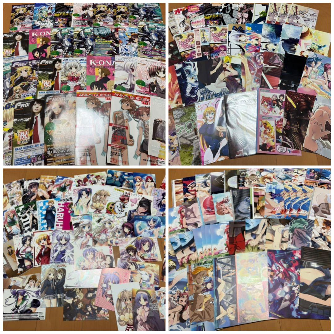 アニメグッズ　大量　まとめ売り　ポスター　下敷き　ピンナップ