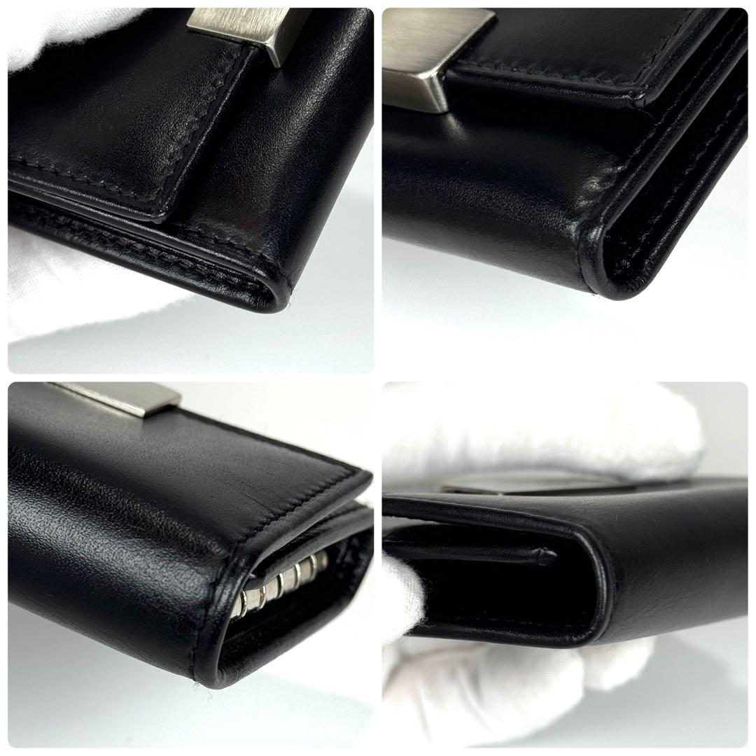 未使用保管品✨ PRADA ブラックレザー キーケース 箱付き