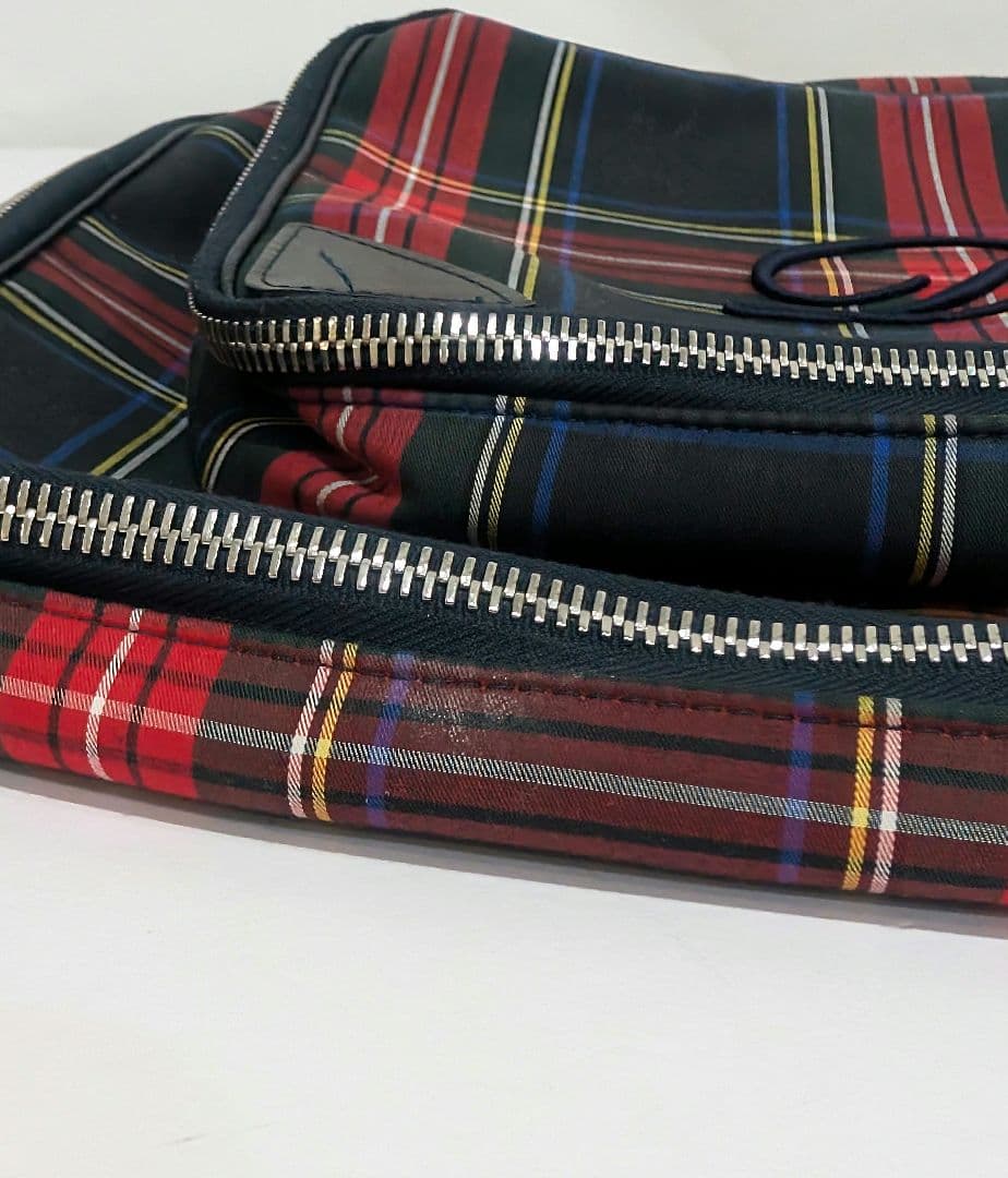 Drawer ドゥロワー チェック柄 トラベルポーチ 2個セット