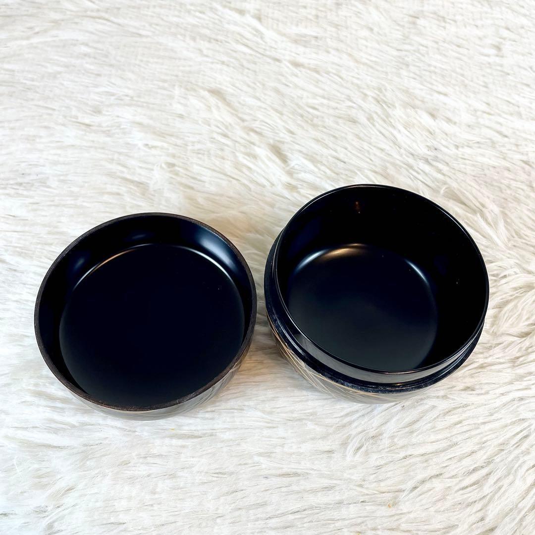 極美品　北浜宗真作　輪島塗　棗　虫杖草将絵　零　茶道具