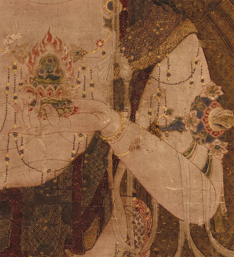 【虚空蔵菩薩】複製 東京国立博物館◆仏画◆工芸◆古仏画◆絹本 仏教美術