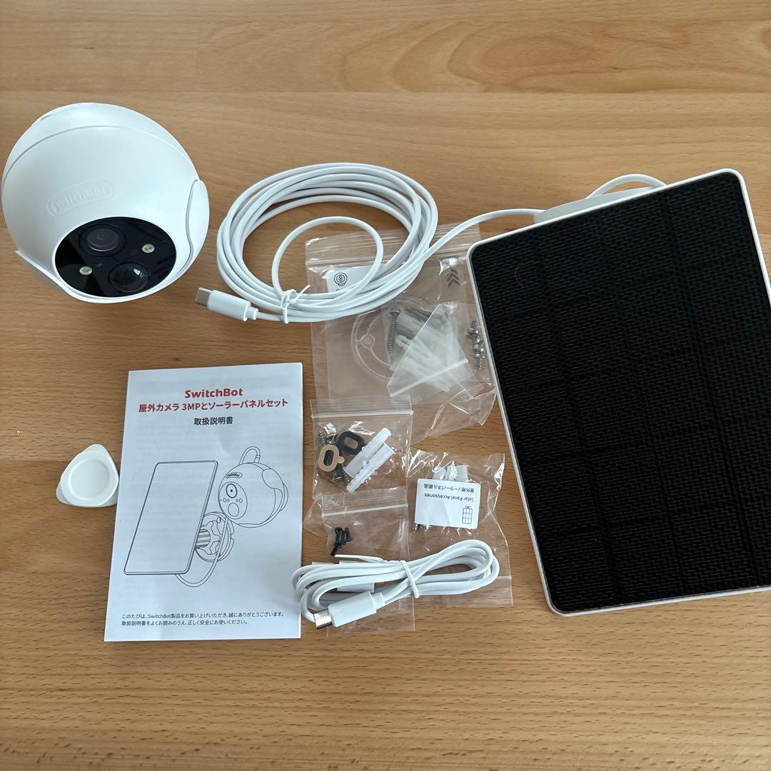 【新古品】SwitchBot屋外カメラ　防犯カメラ