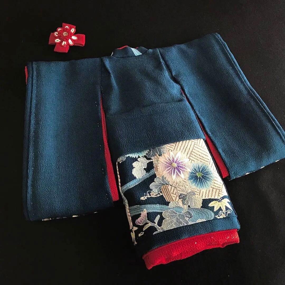 ＊ 市松人形 10号 アンティーク 着物 帯 ＊ 色留袖 大正