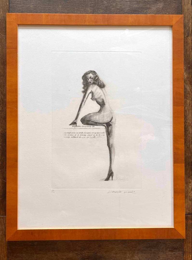 金子國義　リトグラフ　『ジュリエット』　32/125 直筆サイン入り