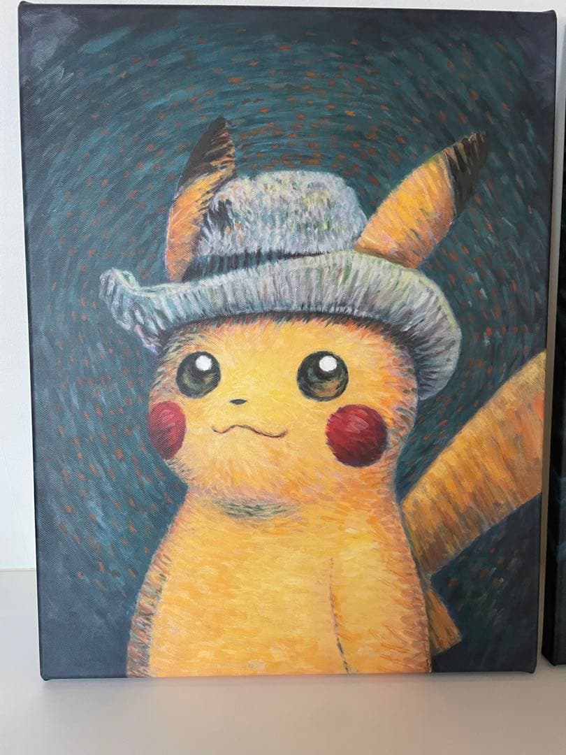 【証明書付】ゴッホ ピカチュウ イーブイ キャンバスアート