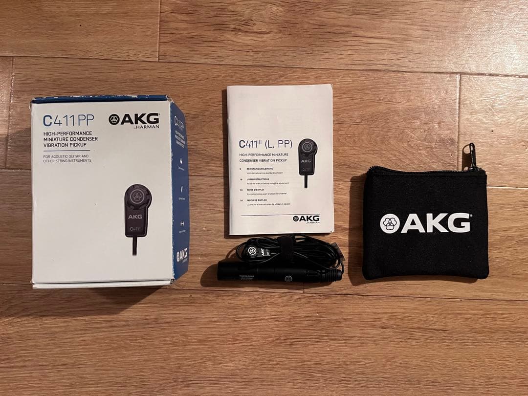 AKG C411PP コンデンサーマイク テスト使用のみ