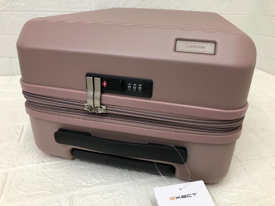 ACE エース イグザクト 機内持込みサイズ スーツケース（拡張機能付き）ピンク