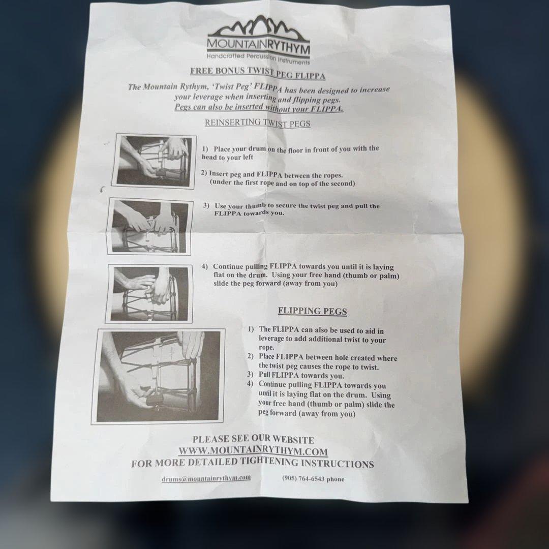 希少品　マウンテンリズム　mountain rhythm ジャンベ　ケース付属