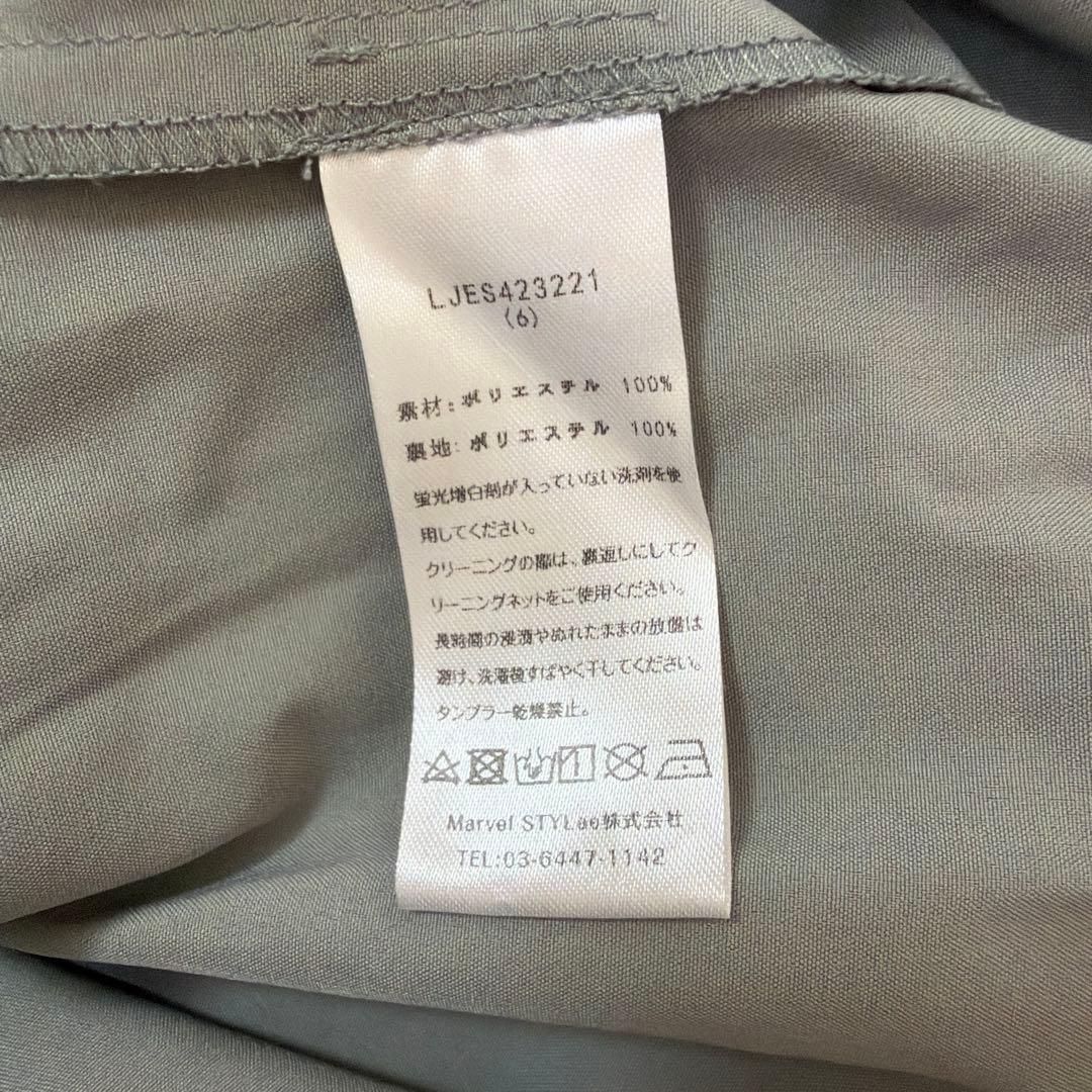 LEJA 2WAYオフショルダーパフスリーブスリットIラインロングドレス