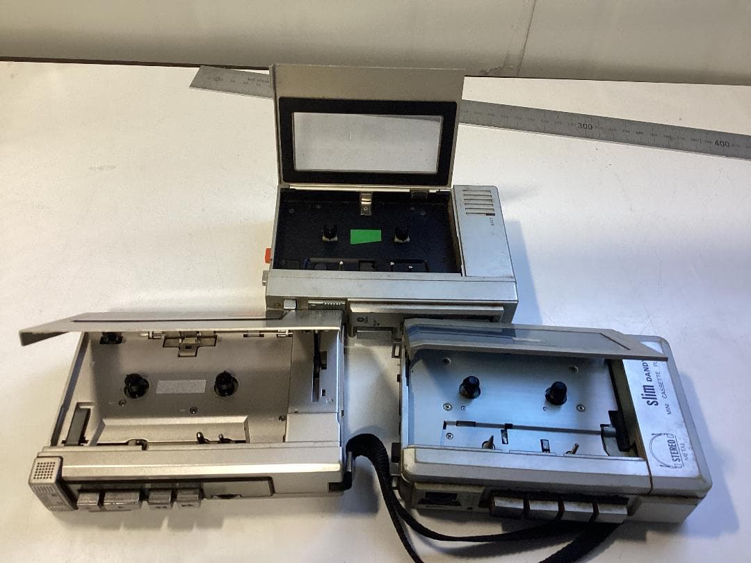 SONY等　TCS-450 カセットプレーヤー 　３台セット　ジャンク品扱い