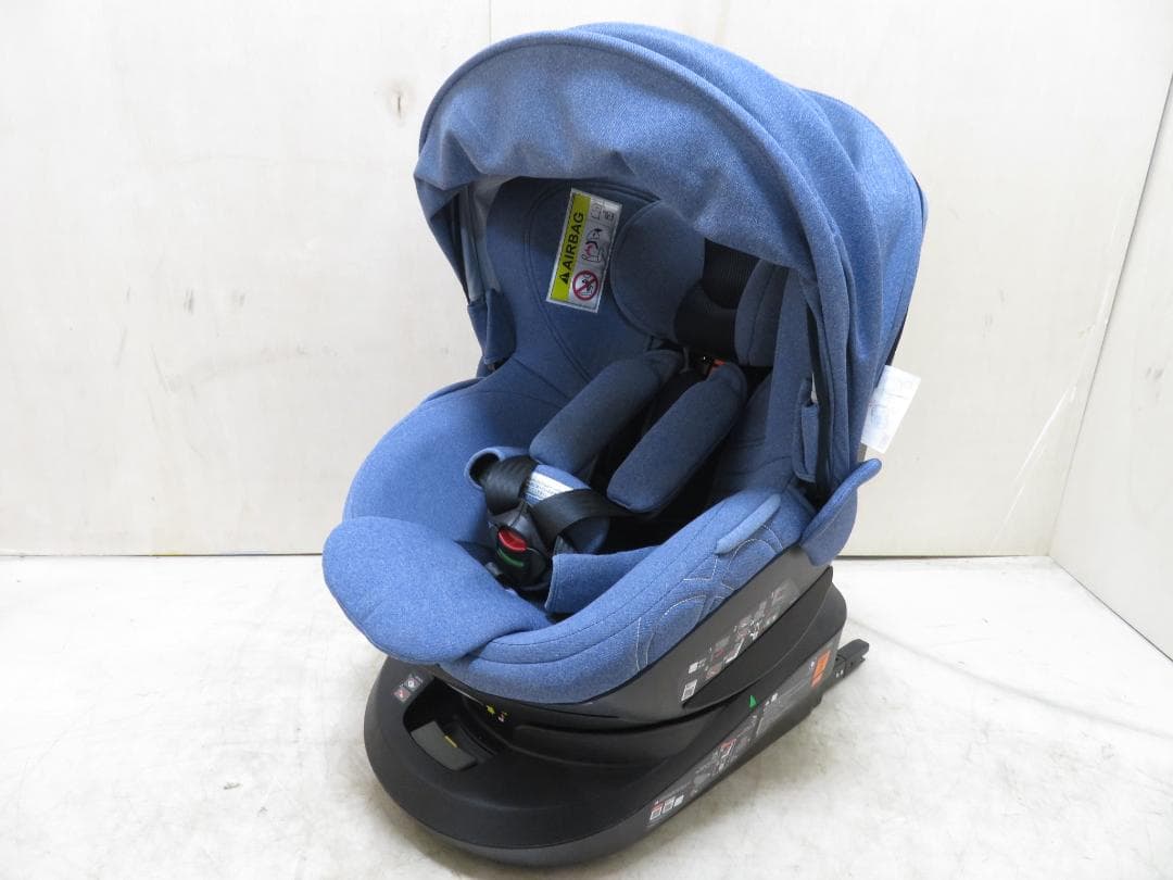エールベベ クルット4i プレミアム チャイルドシート 新生児 ナチュラルブルー