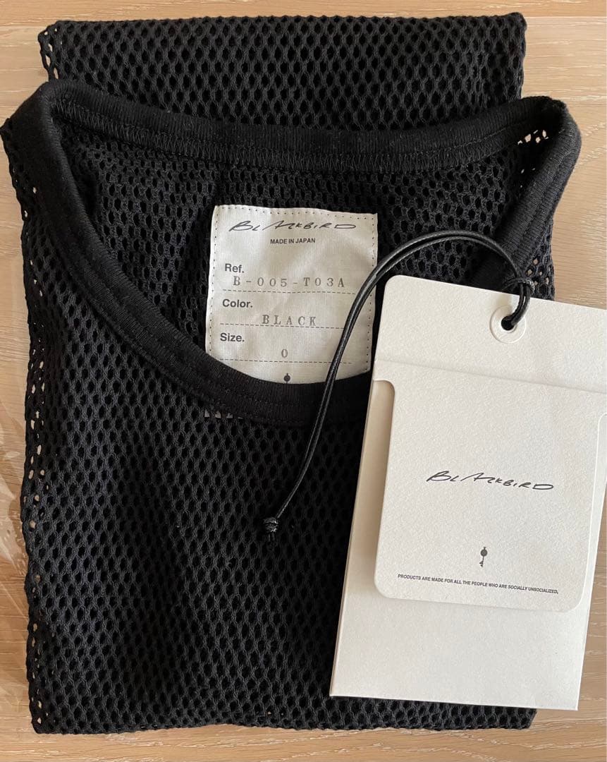 BLACKBIRD mesh tank top サイズ0 メッシュタンクトップ