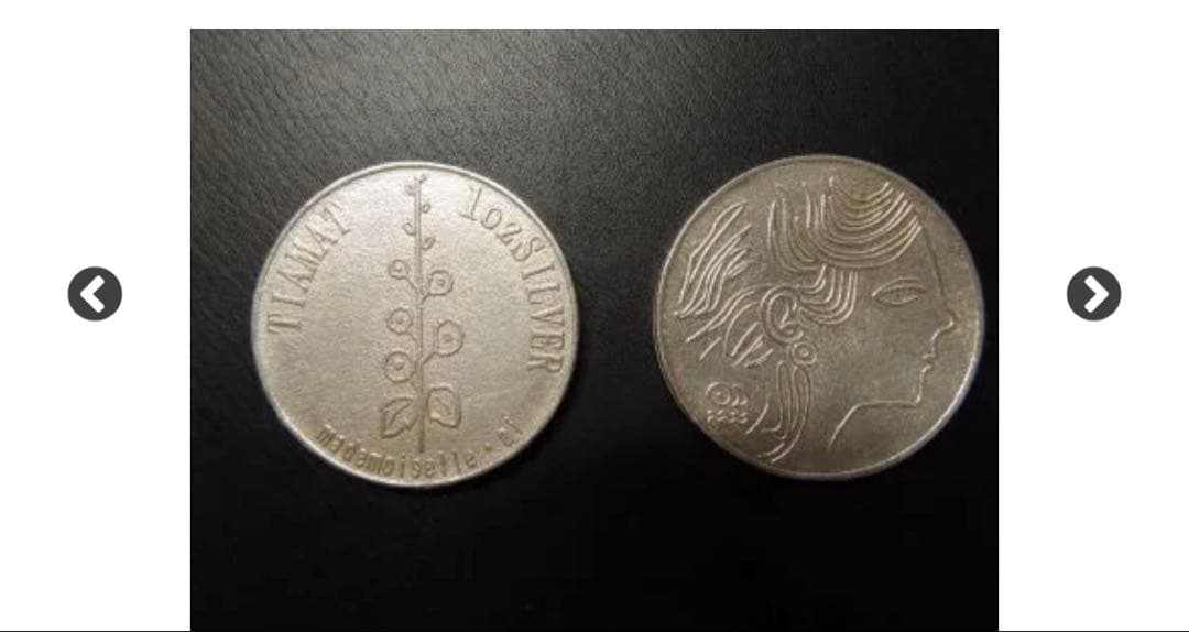マドモアゼル愛　✨(旧)ティアマト銀貨1オンス✨
