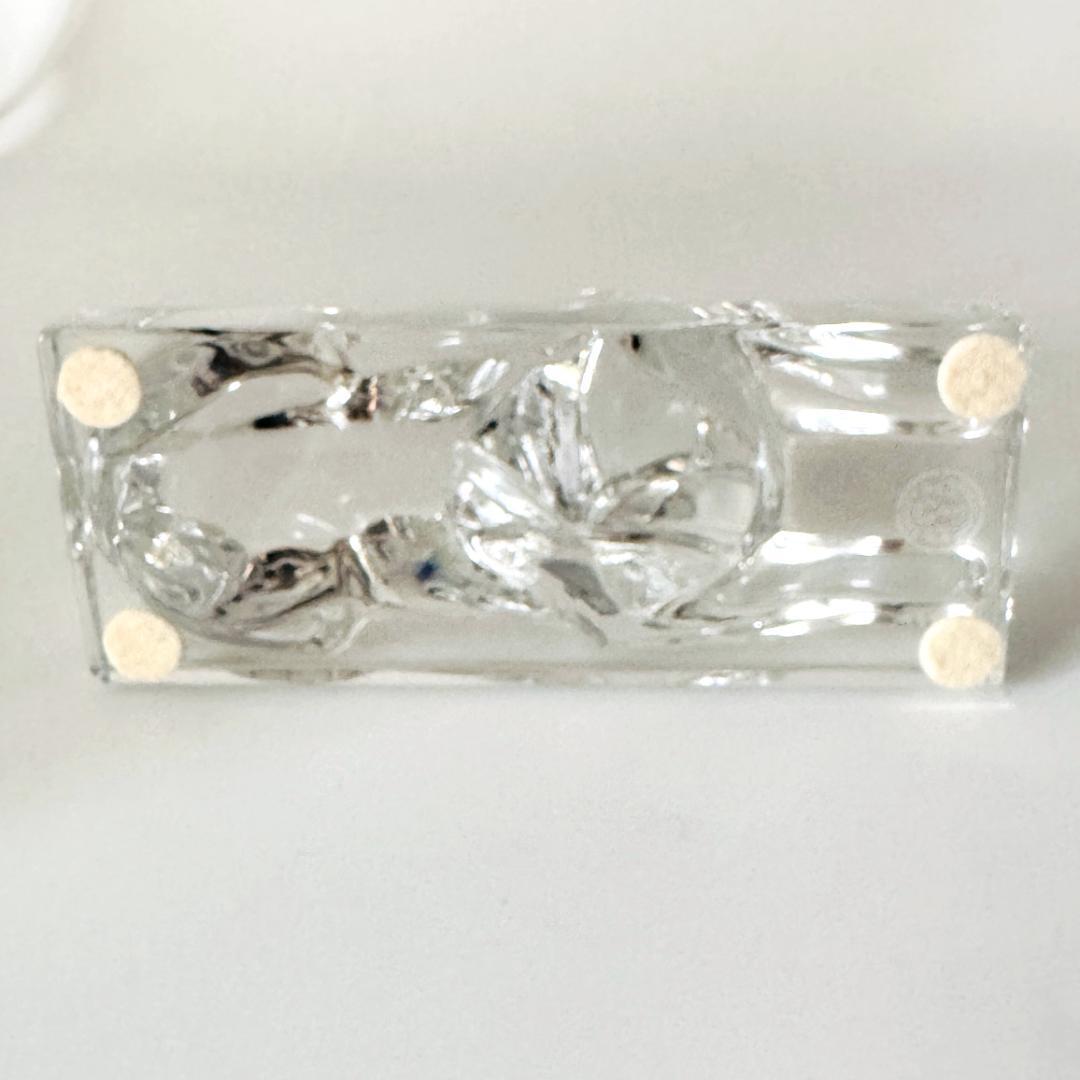 【バカラ】動物 スフィンクス 置物 インテリア★美品★幸運　魔除け2