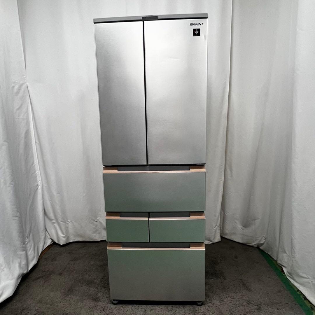 938⭕️冷蔵庫　大型　シャープ　400-500㍑　フレンチドア　安い　設置無料