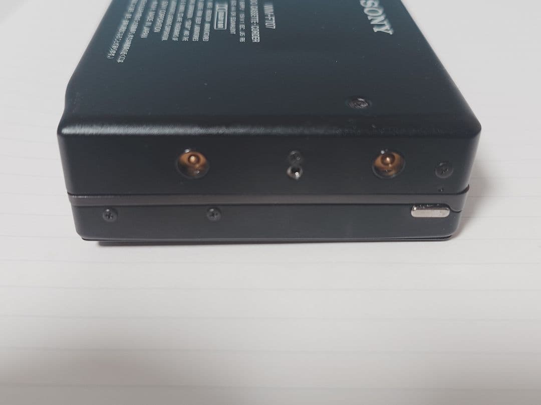 SONY ソニー　ポータブルカセットプレーヤー ウォークマン WM-F707