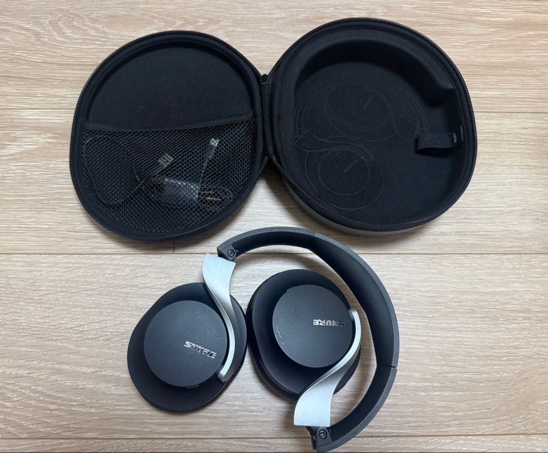 SHURE ワイヤレスヘッドホン ブラック　AONIC 40