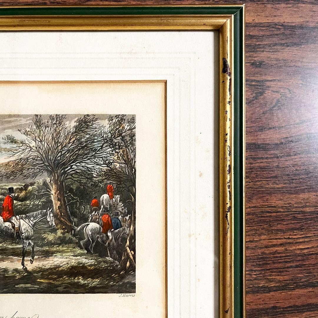 英国製 ハンティングシーン(2) セール ヴィンテージ イギリス