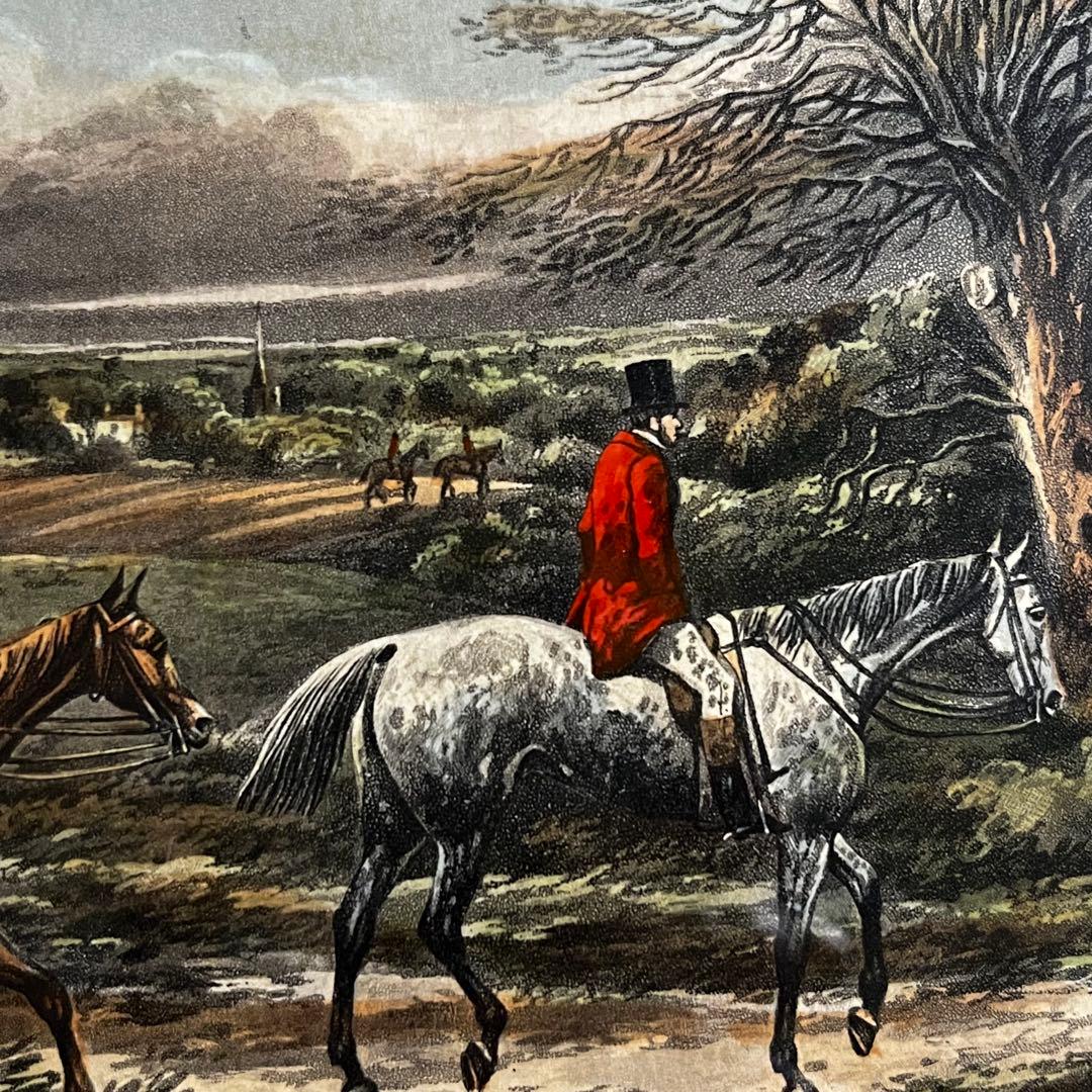 英国製 ハンティングシーン(2) セール ヴィンテージ イギリス