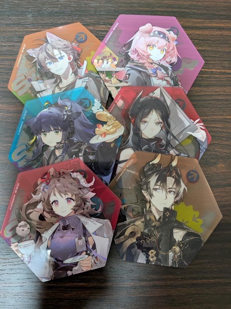 アークナイツ　コラボカフェ　購入特典　アクリルコースター　セット