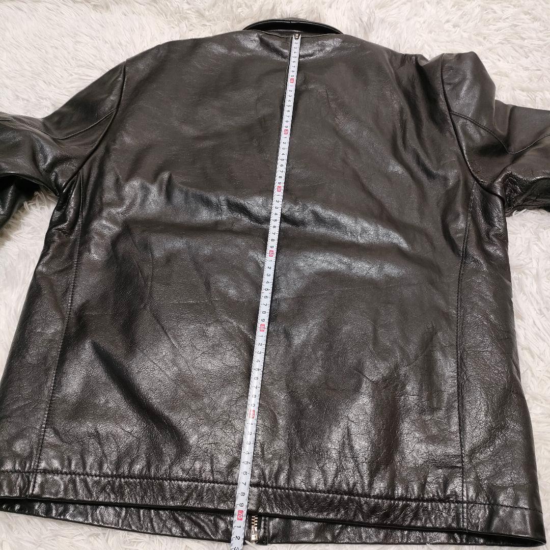 GAP　00s　名作　カウレザー　ジャケット ブラック　L