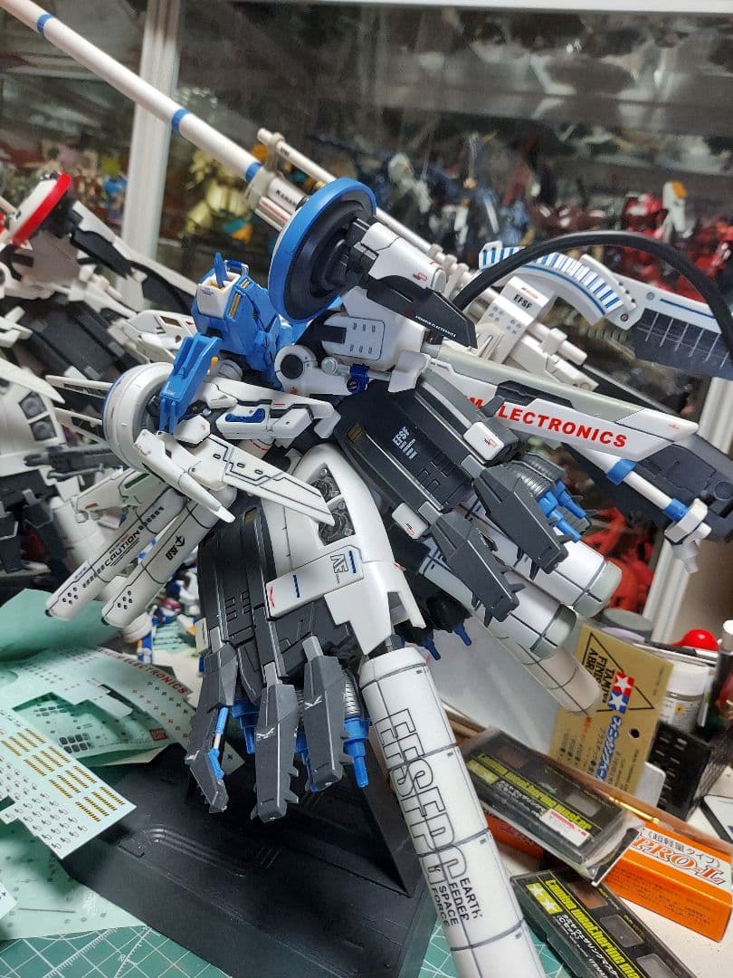 HG 1/144 ディープストライカー,EX-Sガンダム　塗装完成品セット