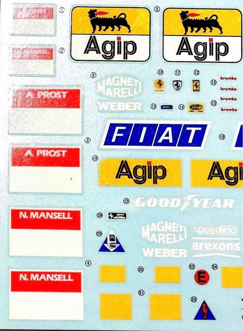 1/12フェラーリ641/2(Ｆ190)