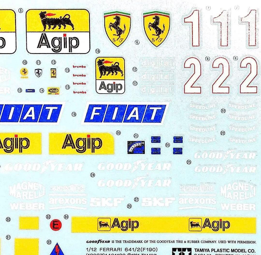 1/12フェラーリ641/2(Ｆ190)