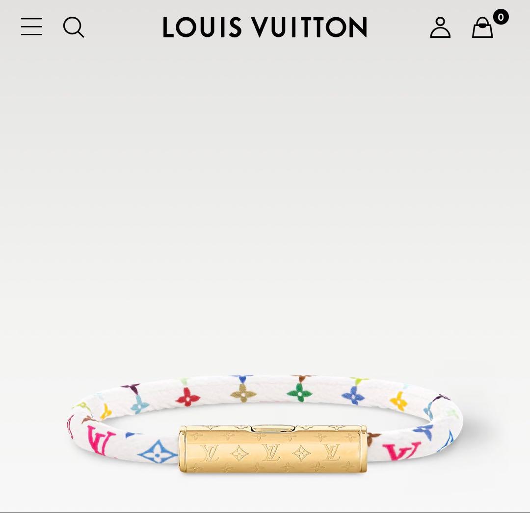 LOUIS VUITTON 花柄バングル・リストバンド　村上隆　２本セット