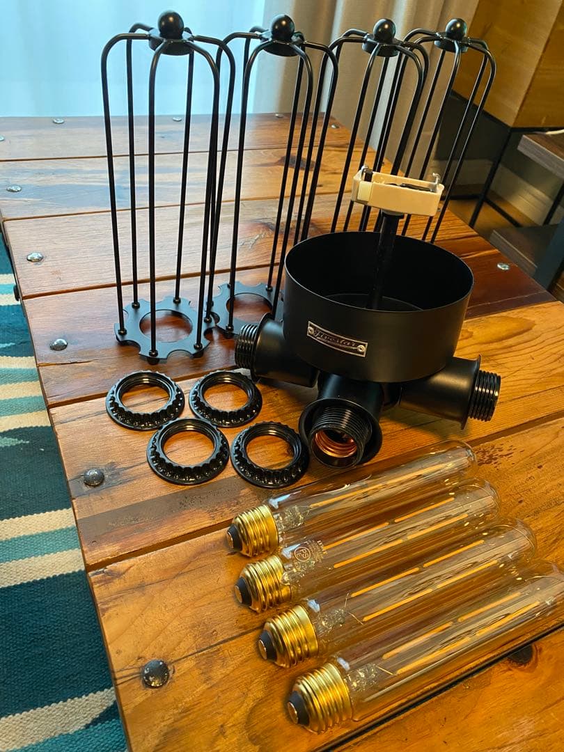 ジャーナルスタンダードファニチャー/クロス型シーリングライト 4灯