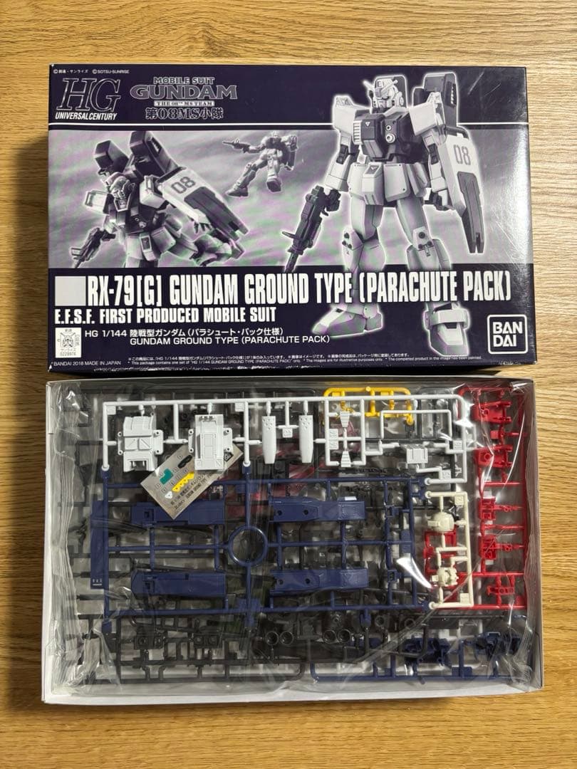 HG 陸戦型ガンダム パラシュート・パック仕様+陸戦型ジムセット